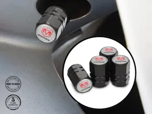 Dodge Cappelli valvola Auto Stile Metallizzato